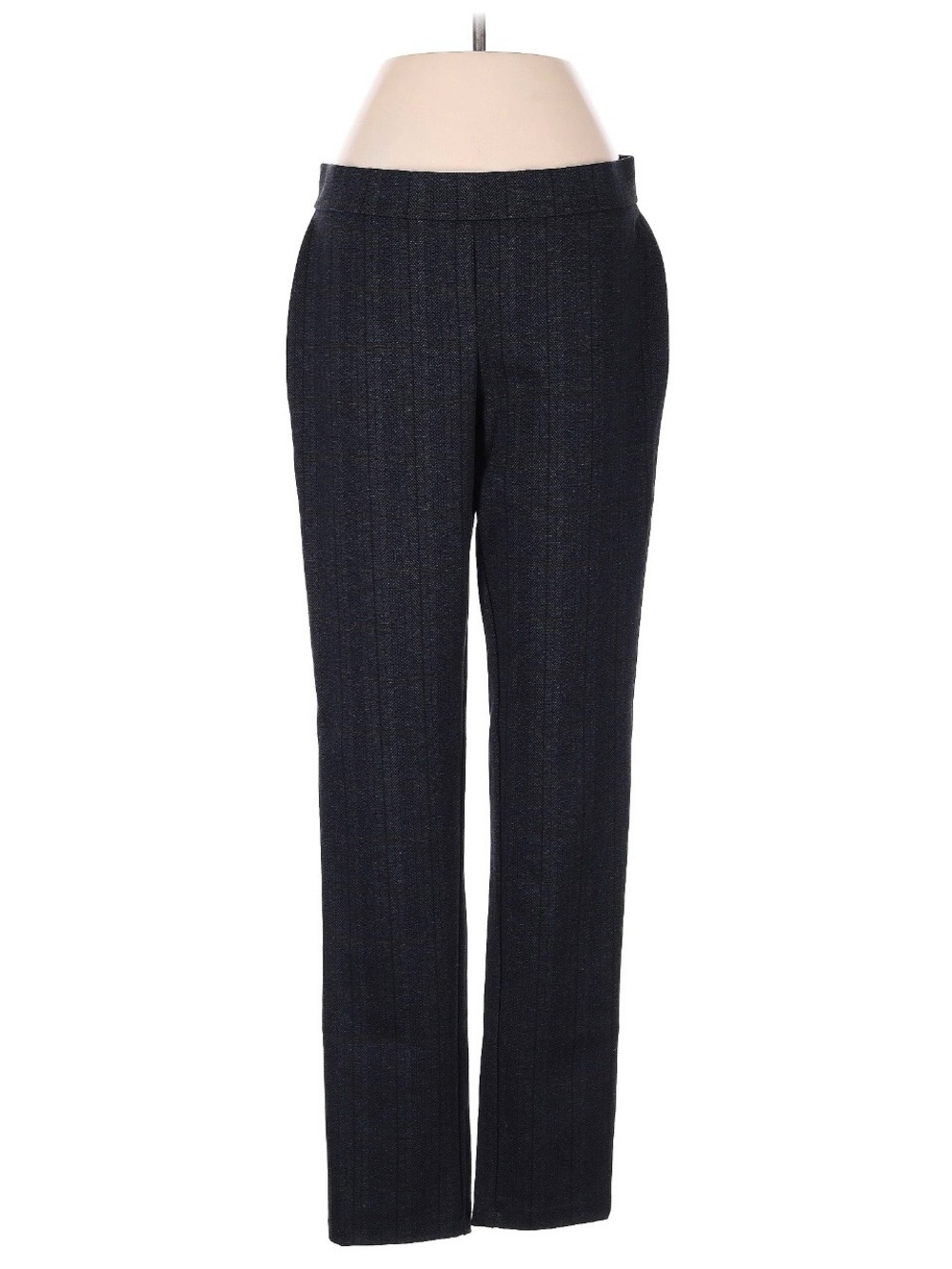 Rafaella Black Herringbone Comfort Weekend Pants
